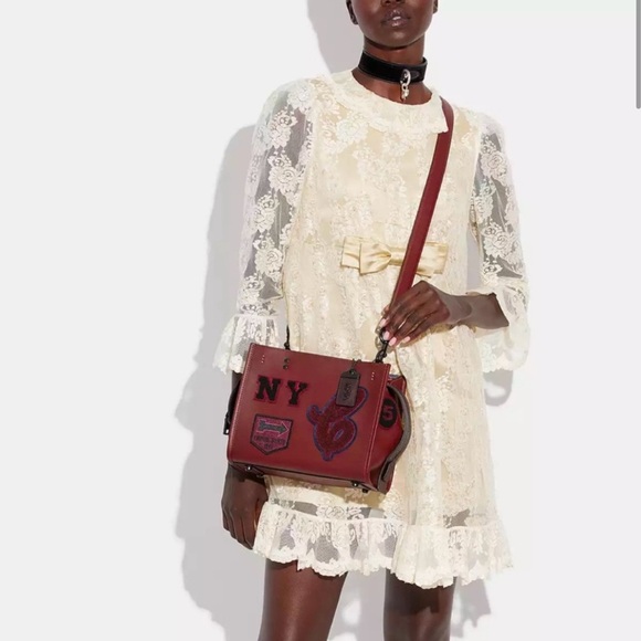 COACH Rogue Bag 25 With Varsity Patches - Picture 3 of 7